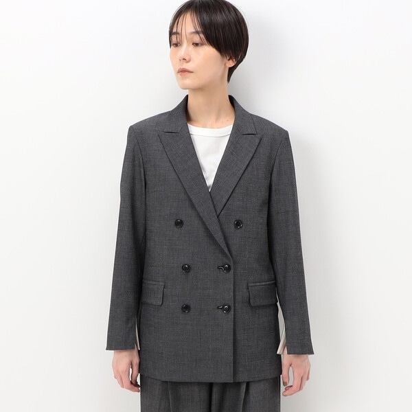 コムサ（COMME CA）/【セットアップ対応】ピンヘッド２ＷＡＹストレッチ ダブルジャケット_6