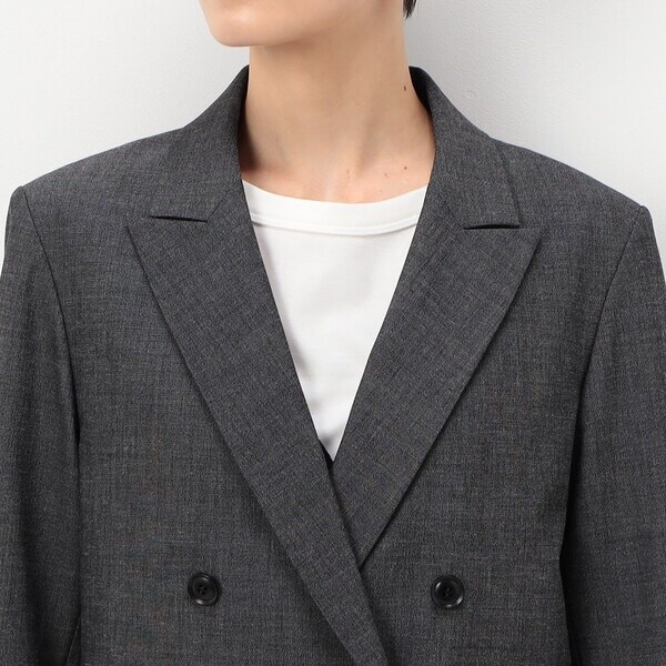 コムサ（COMME CA）/【セットアップ対応】ピンヘッド２ＷＡＹストレッチ ダブルジャケット_9