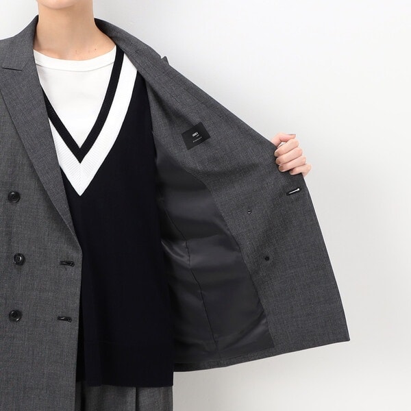 コムサ（COMME CA）/【セットアップ対応】ピンヘッド２ＷＡＹストレッチ ダブルジャケット_16