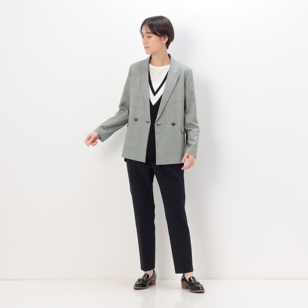 コムサ（COMME CA）/【セットアップ対応】ポリエステルツイル パンツの