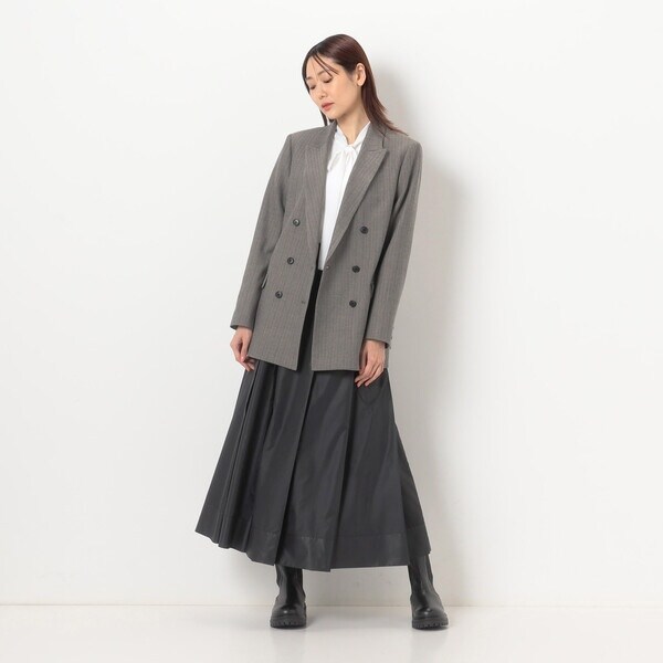 コムサ（COMME CA）/〔 TALLサイズ 〕 【セットアップ対応】２ＷＡＹストレッチシアバターヘリンボーン ダブルジャケッ コムサ（COMME CA）/〔 TALLサイズ 〕 【セットアップ対応】2WAY