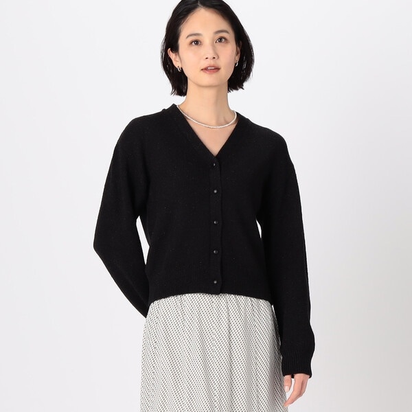 コムサ（COMME CA）/〔 TALLサイズ 〕 ラメブークレー カーディガンの通販は 18,711円