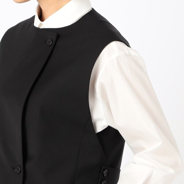 コムサ（COMME CA）/【セットアップ対応】2WAYストレッチトロ ジレ