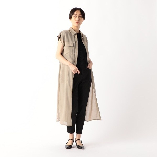 コムサ（COMME CA）/シアーボイル シャツワンピースの通販はau PAY