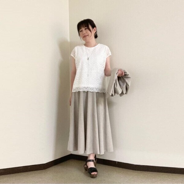 コムサ（COMME CA）/【セットアップ対応】ナチュラルオックス スカート_18