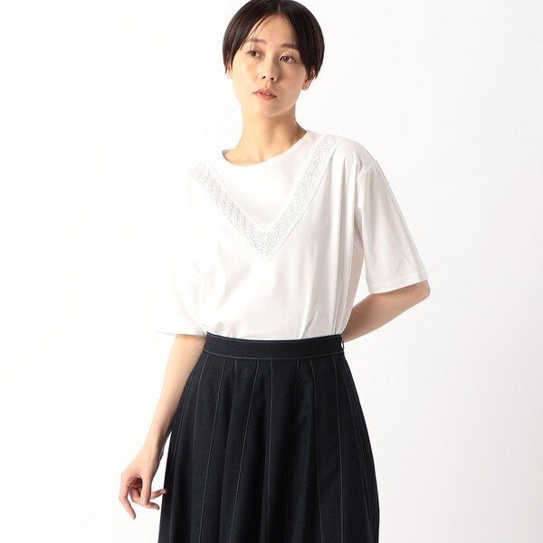 コムサ（COMME CA）/スムース Tシャツ_4