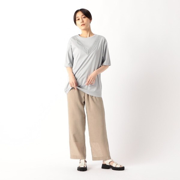 コムサ（COMME CA）/スムース Tシャツ_5
