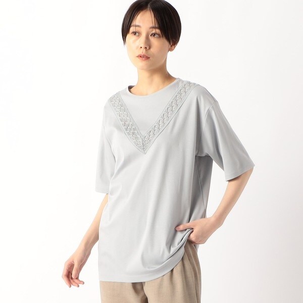 コムサ（COMME CA）/スムース Tシャツ_6