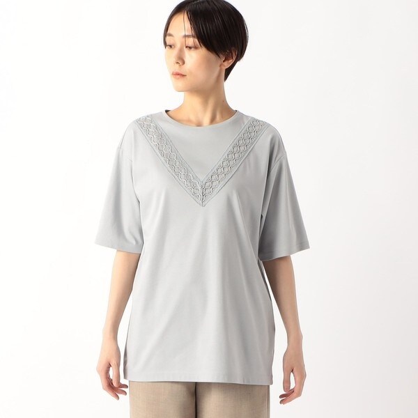 コムサ（COMME CA）/スムース Tシャツ_9