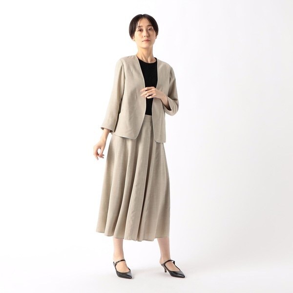 コムサ（COMME CA）/〔 TALLサイズ 〕 【セットアップ対応】ナチュラルオックス スカート_2