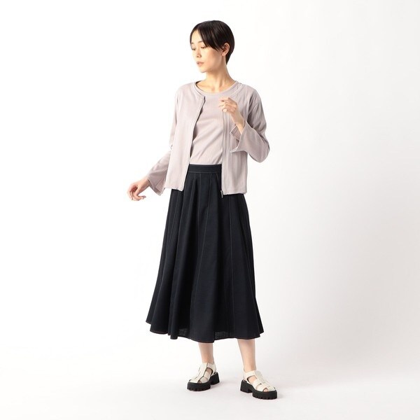 コムサ（COMME CA）/〔 TALLサイズ 〕 【セットアップ対応】ナチュラルオックス スカート_7