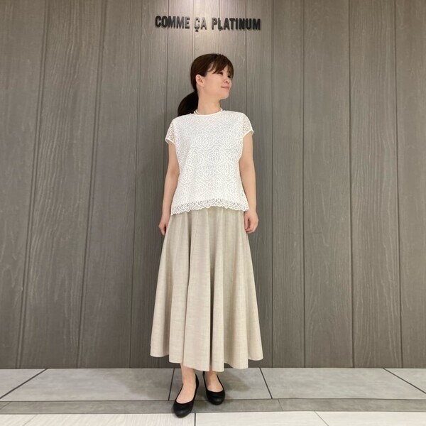 コムサ（COMME CA）/〔 TALLサイズ 〕 【セットアップ対応】ナチュラルオックス スカート_19