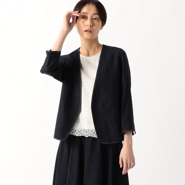 コムサ（COMME CA）/〔 Sサイズ 〕 【セットアップ対応】ナチュラルオックス ジャケット