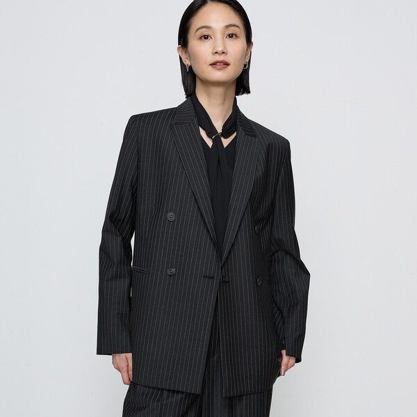 コムサ（COMME CA）/【セットアップ対応】ブライトリートロストライプ ジャケット＜br＞