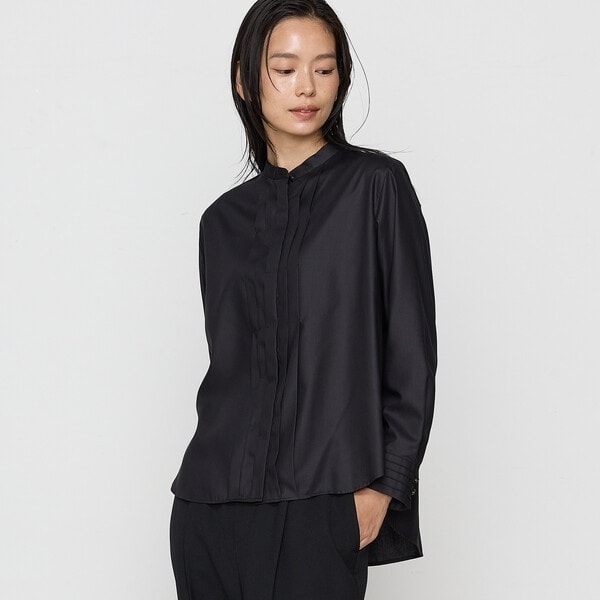 コムサ（COMME CA）/〔 TALLサイズ 〕 フルダルスパンマイクロピーチ ブラウス