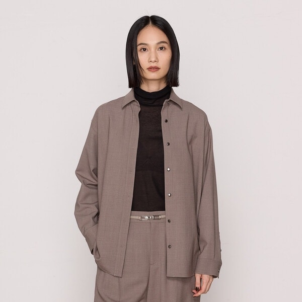 コムサ（COMME CA）/〔 TALLサイズ 〕 サイロスパン ツイル シャツ