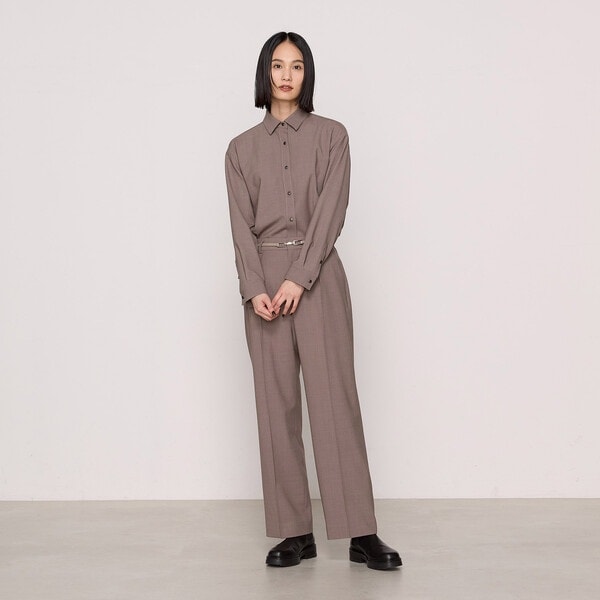 コムサ（COMME CA）/〔 TALLサイズ 〕 サイロスパン ツイル シャツの