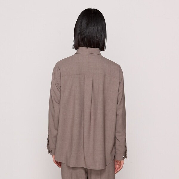 コムサ（COMME CA）/〔 TALLサイズ 〕 サイロスパン ツイル シャツの