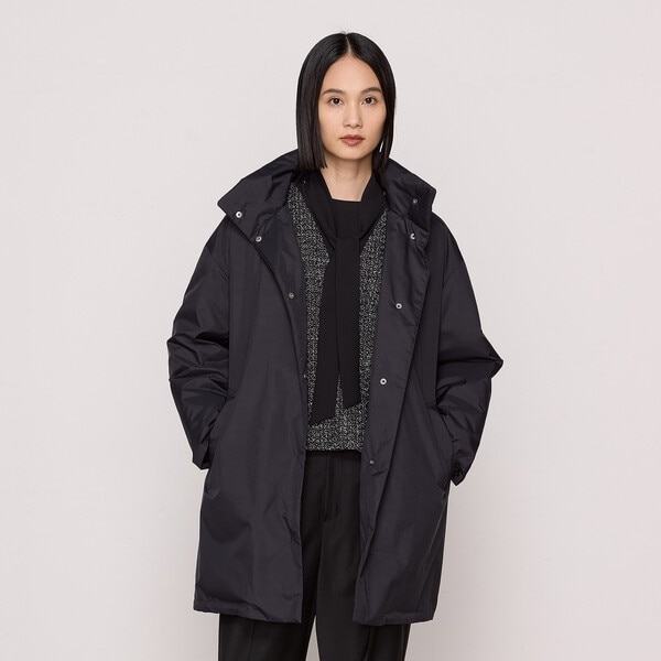 コムサ（COMME CA）/ポリエステルタフタ 粒綿コート