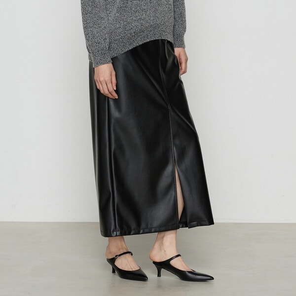 コムサ（COMME CA）/〔 TALLサイズ 〕 ウレタンコーティングストレッチ スカート