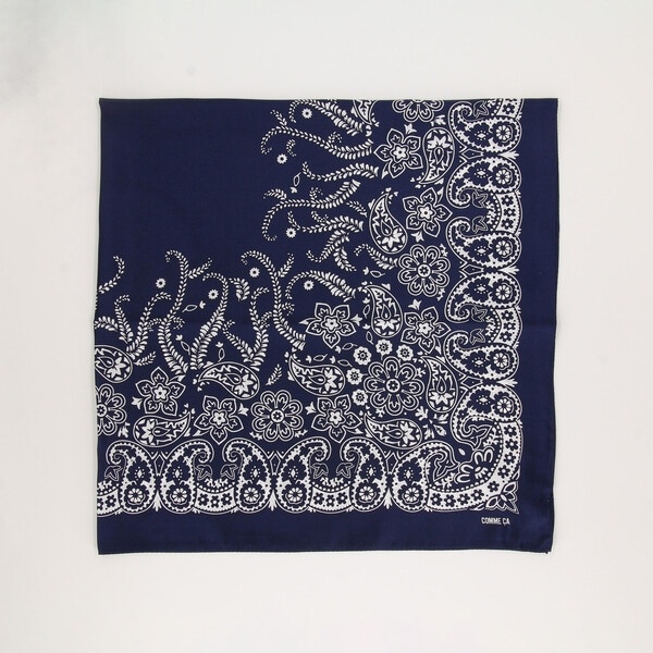 コムサ（COMME CA）/バンダナ柄プリント スカーフ