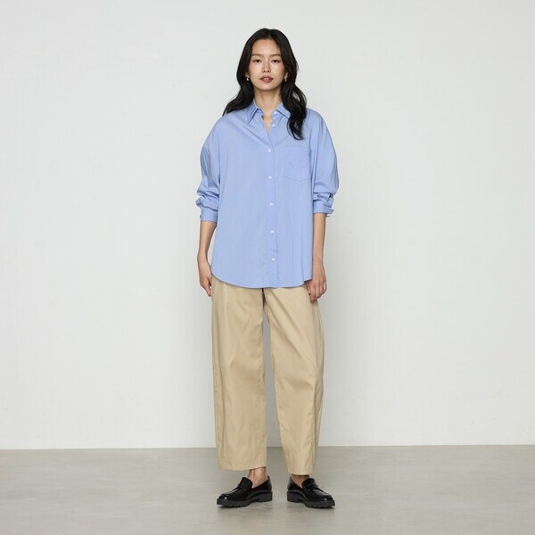 コムサ（COMME CA）/ポリエステル／コットン20sツイル チノパンツの