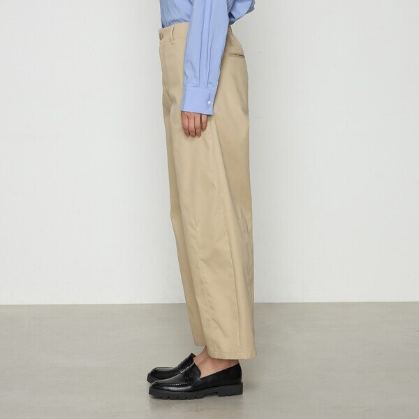 コムサ（COMME CA）/ポリエステル／コットン20sツイル チノパンツの