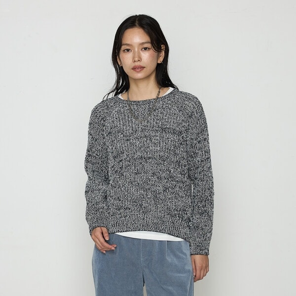 コムサ（COMME CA）/〔 TALLサイズ 〕 和紙混杢ニット プルオーバー