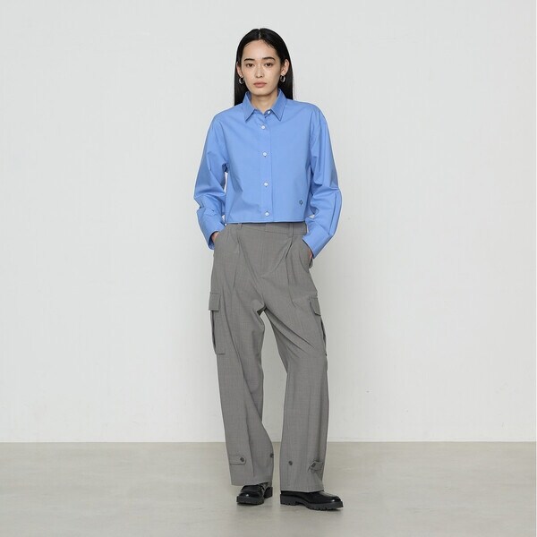 コムサ（COMME CA）/ストライプタイプライター／バルキー