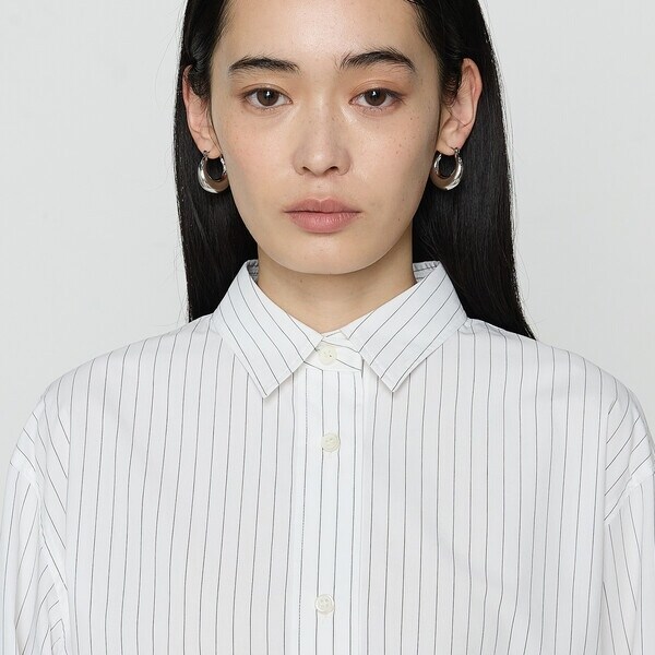 コムサ（COMME CA）/ストライプタイプライター／バルキー