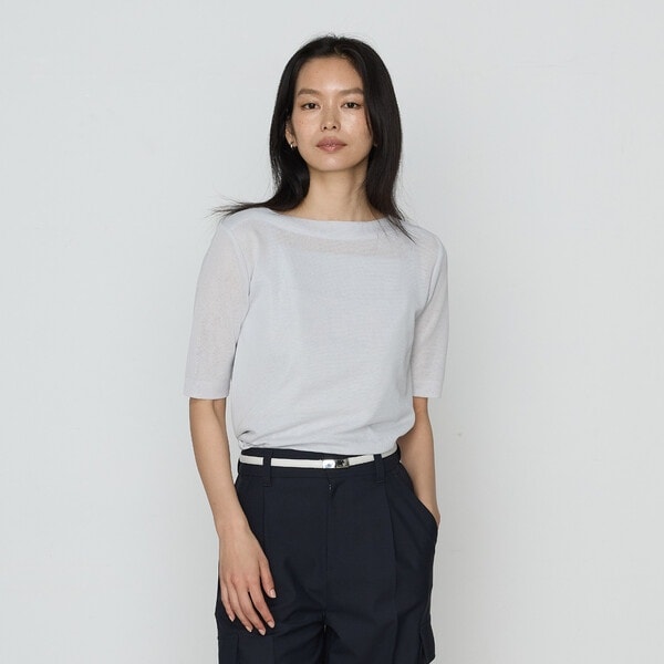 コムサ（COMME CA）/綿アセテート プルオーバー