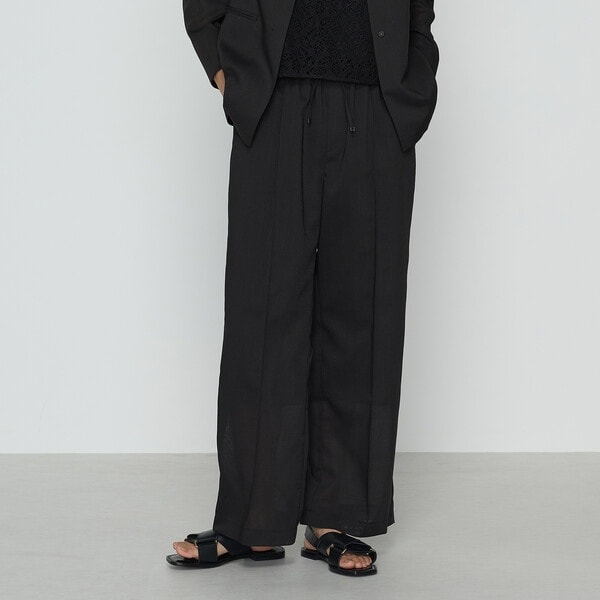 コムサ（COMME CA）/【セットアップ対応】シアーボイルストライプ パンツ