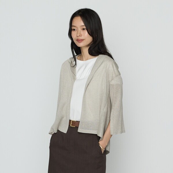 コムサ（COMME CA）/〔 TALLサイズ 〕 レーヨンイタリア糸 カーディガン