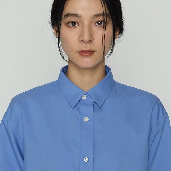 コムサ（COMME CA）/コットンキュプラストライプ／バルキー