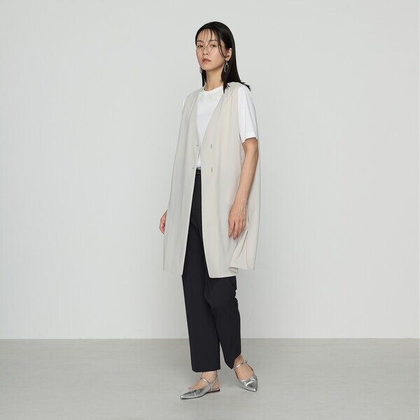 コムサ（COMME CA）/〔 TALLサイズ 〕 【セットアップ対応】ストレッチからみ ジレ_7