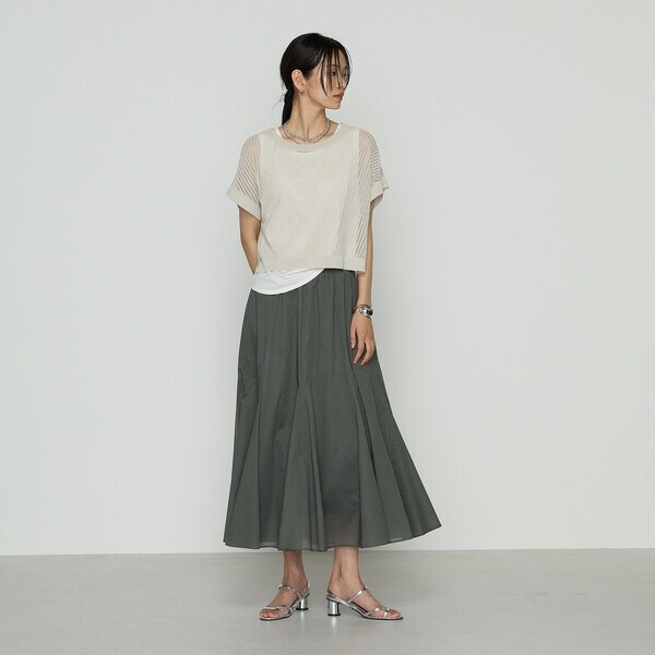コムサ（COMME CA）/〔 TALLサイズ 〕 80ナチュラルローン スカート_6