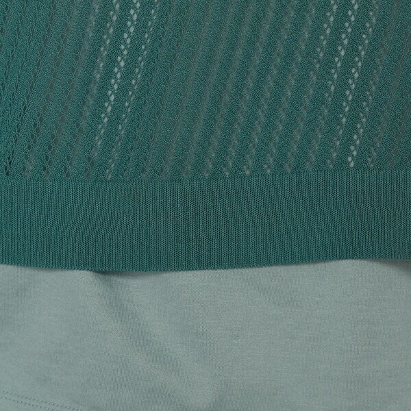 コムサ（COMME CA）/〔 TALLサイズ 〕 透かし編みレース柄 レイヤード