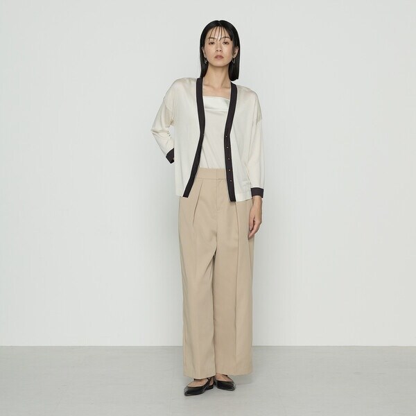 コムサ（COMME CA）/ナチュラルポリエステル チノタックパンツの通販は