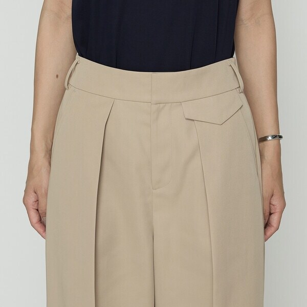 コムサ（COMME CA）/ナチュラルポリエステル チノタックパンツの通販は