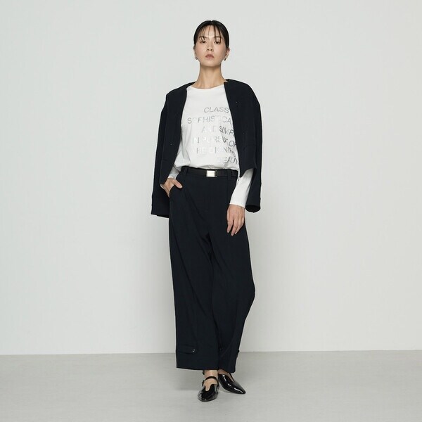 コムサ（COMME CA）/〔 Sサイズ 〕 スーピマバイオシルスムース パーパスT