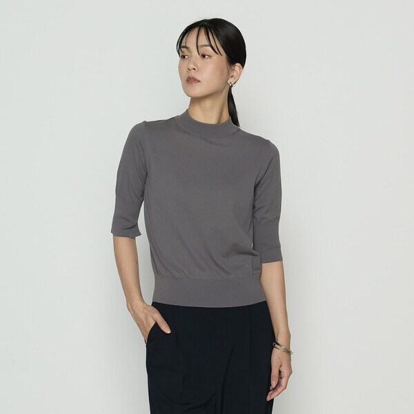 コムサ（COMME CA）/〔 Sサイズ 〕 コットンダルストレッチ 半袖プルオーバー