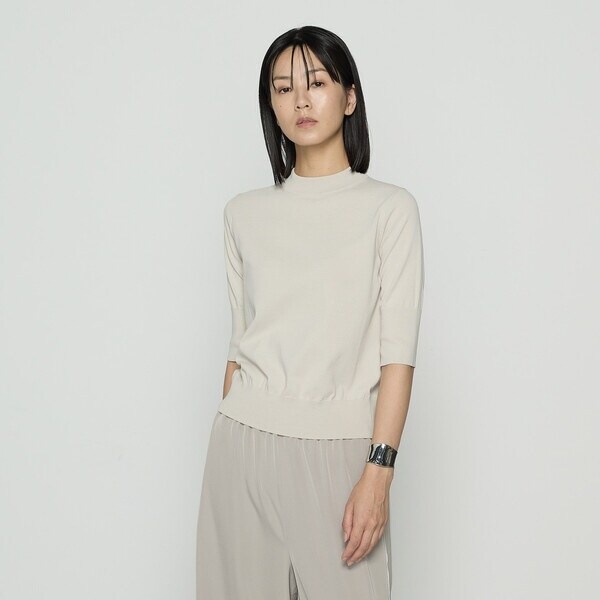 コムサ（COMME CA）/〔 Sサイズ 〕 コットンダルストレッチ 半袖プルオーバー_1