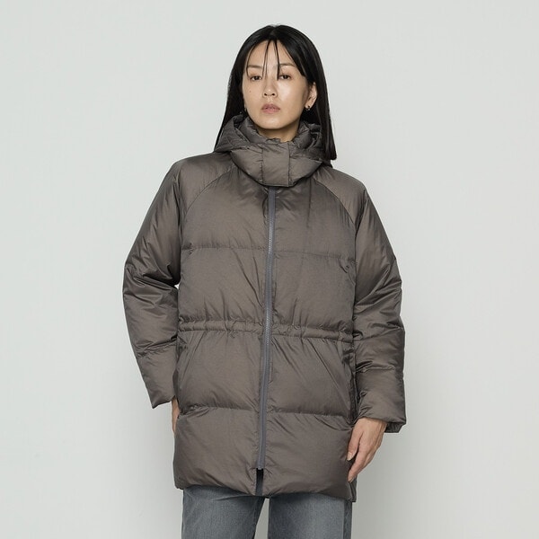 コムサ（COMME CA）/ライトナイロンタフタ  フード付きダウンコート