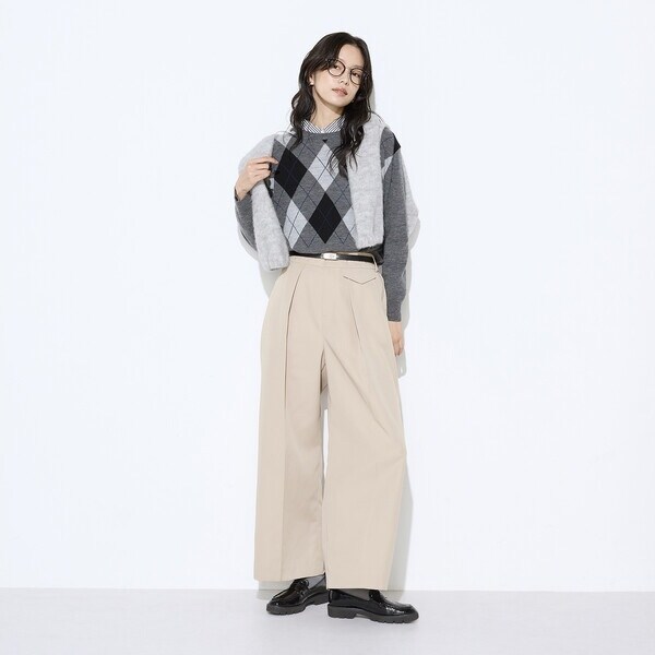 コムサ（COMME CA）/〔 TALLサイズ 〕 アーガイルニット プルオーバー_17