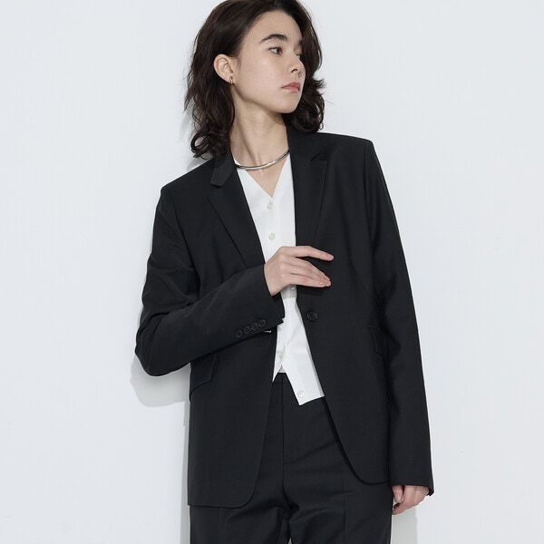コムサ（COMME CA）/【セットアップ対応】ストレッチトロ シングルジャケット 27,027円