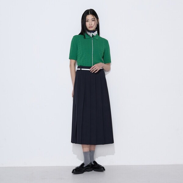 コムサ（COMME CA）/T／W2WAYストレッチ 単品プリーツスカート_3