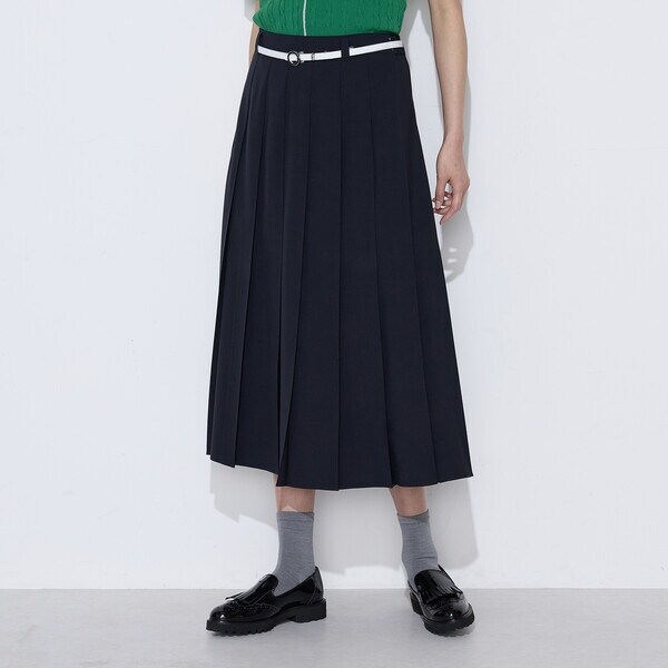 コムサ（COMME CA）/T／W2WAYストレッチ 単品プリーツスカート_4