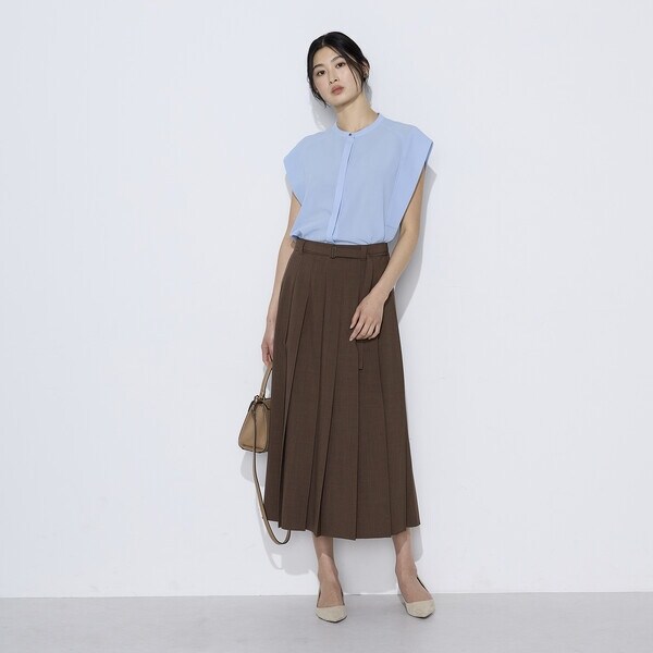 コムサ（COMME CA）/T／W2WAYストレッチ 単品プリーツスカート_7