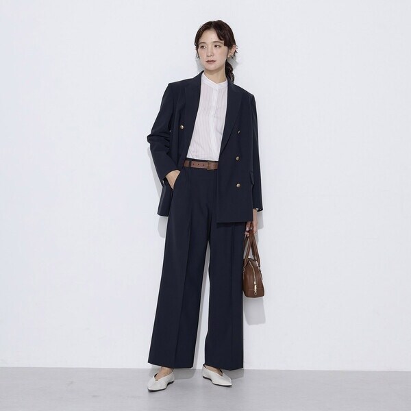 コムサ（COMME CA）/〔 TALLサイズ 〕 【セットアップ対応】T／W2WAYストレッチ ストレートパンツ_2