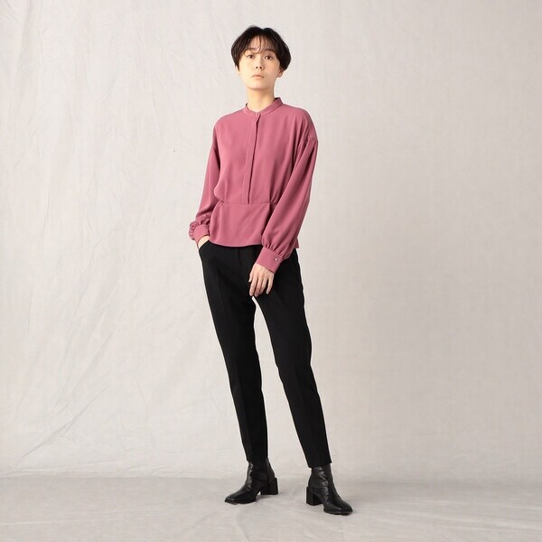 ルミノーゾ・コムサ（LUMINISO COMMECA）/スパンマットツイル ペプラム